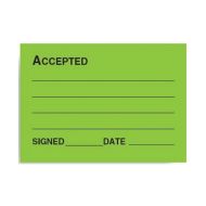 Quality Assurance Labels - Accepted Signed Date