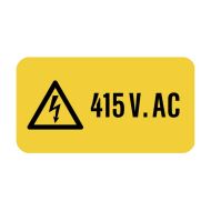 838559 Warning Sign - 415 V.Ac 