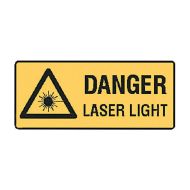 841635 Warning Sign - Danger Laser Light 