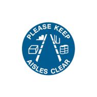 842100 Floor Sign - Please Keep Aisles Clear.jpg