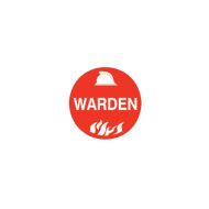 845736 Hard Hat Specialty Emblems - Warden