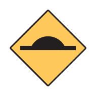 846119 Regulatory Traffic Sign - Speed Hump Symbol 
