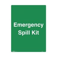 850964 Emergency Spill Kit sign