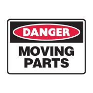 855414 Small Stick On Labels - Danger Moving Parts 