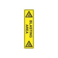 858780 Bounce Back Warning Post Sign - Blasting Area.jpg
