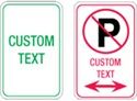 Personalised Parking Signs
