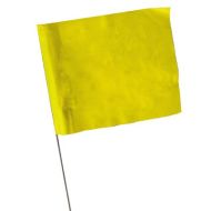 Plain Marking Flags Yellow -  Pack of 100