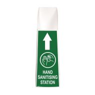 Mini Hand Sanitising Station Floor Stand - Green