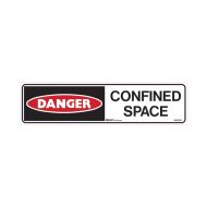 PF842837 Entry & Overhead Sign - Danger Confined Space 