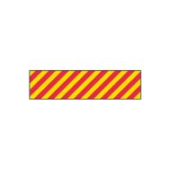 PF842841 Entry & Overhead Sign - Red-Yellow Diagonal Stripe 