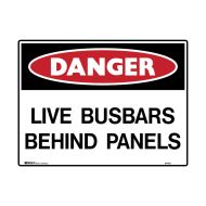 PF847703 Mining Site Sign - Danger Live Busbars 