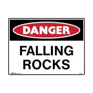 PF847781 Mining Site Sign - Danger Falling Rocks 