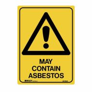 PF852285 Asbestos Sign - May Contain Asbestos 