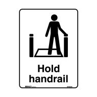PF856246 Public Area Sign - Hold Handrail 