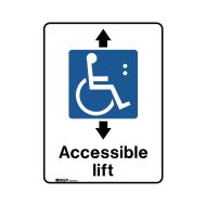 PF856253 Public Area Sign - Accessible Lift 