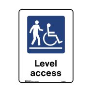 PF856287 Public Area Sign - Level Access 