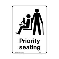 PF856315 Public Area Sign - Priority Seating 