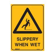 PF872650 UltraTuff Sign - Slippery When Wet 