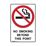 PF872685 UltraTuff Sign - No Smoking Beyond This Point 