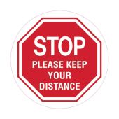 Stop Please Keep Your Distance